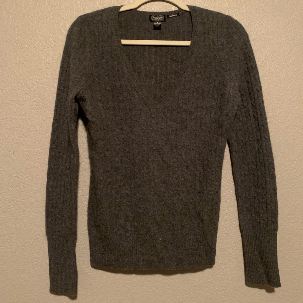 Maurice’s size M, Cable knit Cashmere!